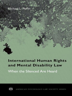 cover image of International Human Rights and Mental Disability Law